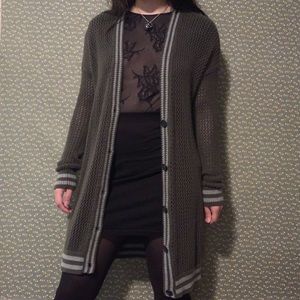 American Eagle Outfitters Long Button Up Cardigan